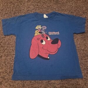 Clifford Kids Blue T-Shirt Size 7